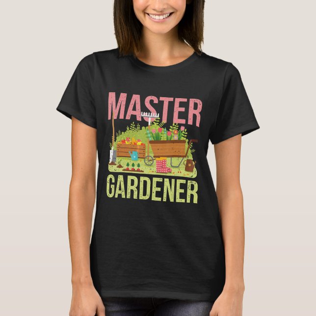 Master Gardener Gardening T-Shirt (Front)