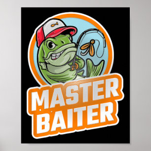 Master Iter Vintage B Fishing Funny Angler 1 Poster