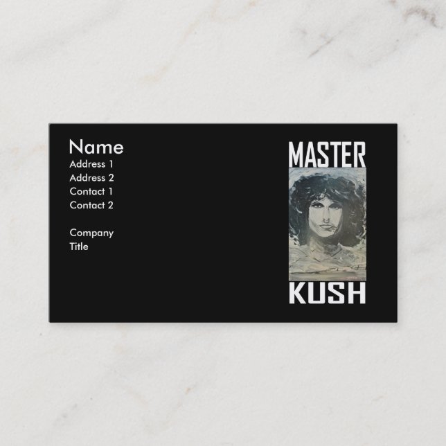 MASTER KUSH BUSINESS CARD (Front)