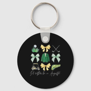 Master Lets Partee Golf Tournament Coquette Bow Wo Key Ring