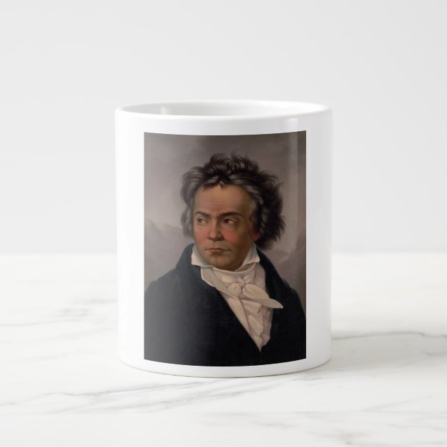 Master Ludwig Beethoven Symphony Music Composer  Large Coffee Mug (Front)