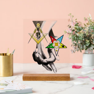 Master Mason/ Eastern Star Acrylic Sign
