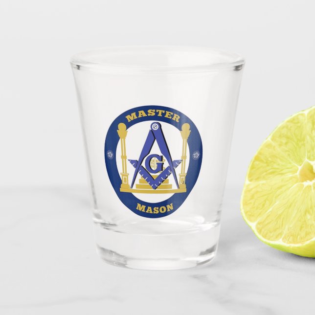 Master Mason Shot Glass (Front)