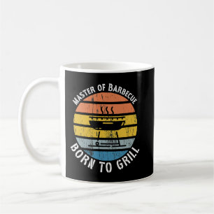 Master of Barbecue Born to Grill BBQ Grill Coffee Mug