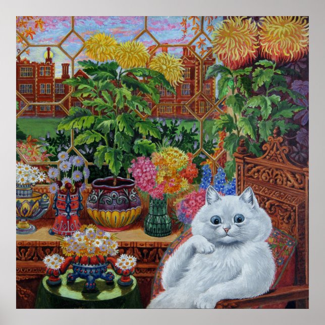 “Master of Cat College” by Louis Wain Poster (Front)