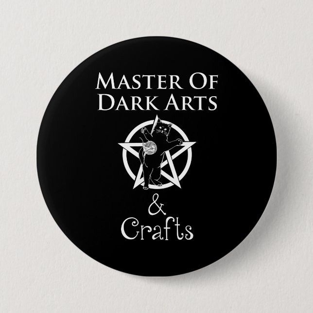 Master of Dark Arts & Crafts 7.5 Cm Round Badge (Front)