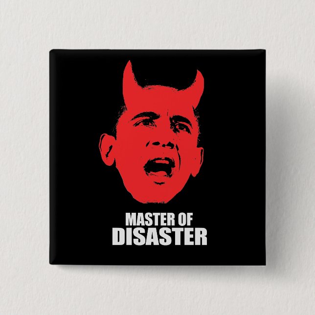 Master of Disaster 15 Cm Square Badge (Front)