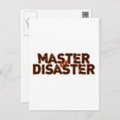 Master of Disaster Postcard (Front/Back)