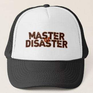 master of disaster trucker hat