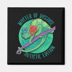Master Of Disguise Masking Autism Awareness Month  Magnet