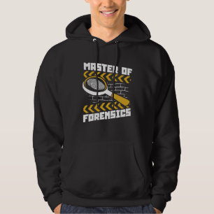 Master Of Forensics Science Psychology Forensic Sc Hoodie