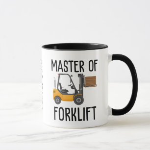 Master of forklift mug