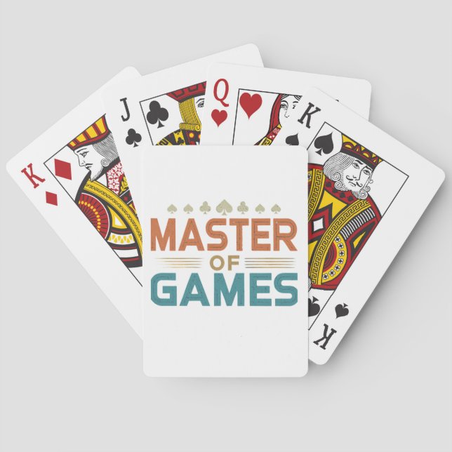 Master of Games Playing Cards (Back)
