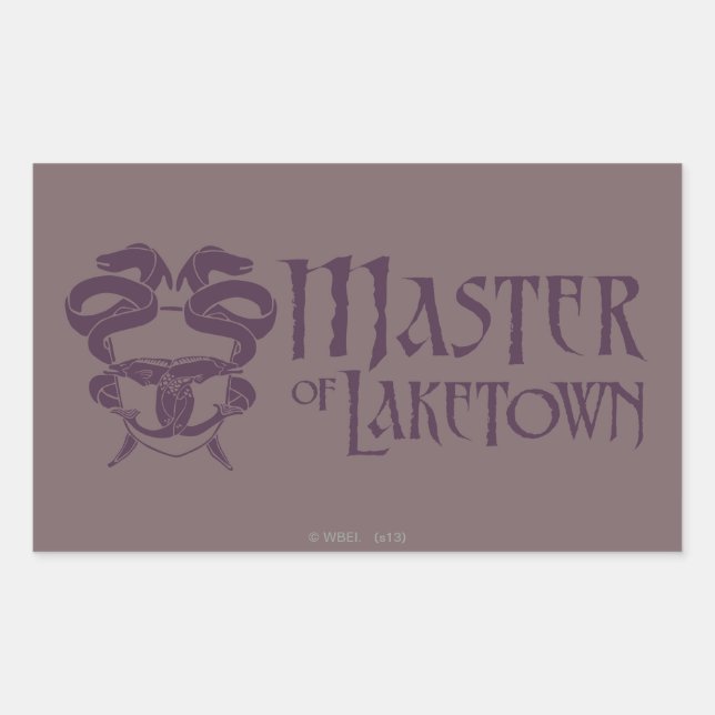Master Of Laketown Name Rectangular Sticker (Front)