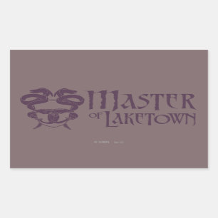Master Of Laketown Name Rectangular Sticker
