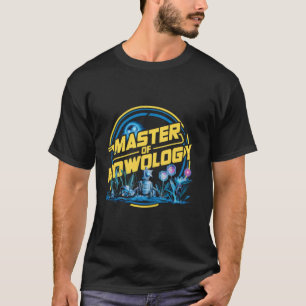 Master of Mowology Shirt Funny Dad Grass Mower Gar