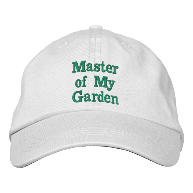 Master of My Garden, Embroidered hat (Front)