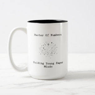 Master of Numbers Guiding Young Minds Design Two-Tone Coffee Mug
