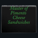 Master Of Pimento Cheese Sandwiches Funny Golf Calendar<br><div class="desc">Master Of Pimento Cheese Sandwiches Funny Golf</div>