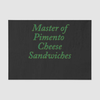 Master Of Pimento Cheese Sandwiches Funny Golf Tissue Paper
