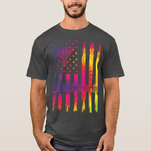 Master Of Science In Nursing US Flag Premium T-Shirt