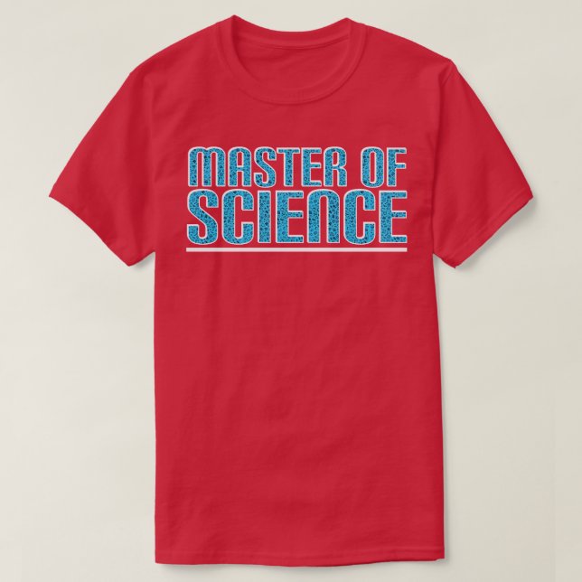 Master of Science T-Shirt (Design Front)