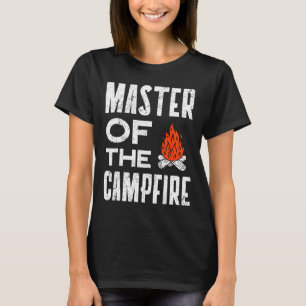 Master Of The Campfire Camper Dad Camping Tee Camp