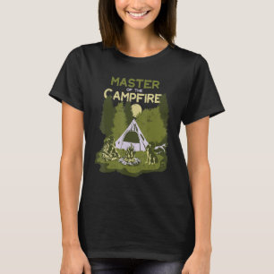Master Of The Campfire Camping Bonfire T-Shirt