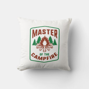 Master Of The Campfire Cushion