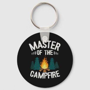 Master Of The Campfire Funny Camping Key Ring