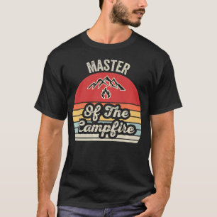 Master Of The Campfire Funny Camping T-Shirt