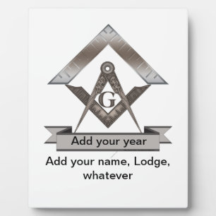 Master of the Lodge Plaque