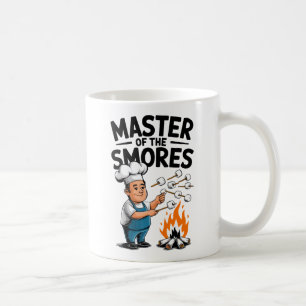 Master of the S’mores Funny Campfire Design Coffee Mug