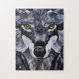 Master of the Wild Painting by Alfred Fox Jigsaw Puzzle
