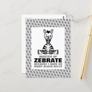 Master of Zebrate, Zebra Postcard