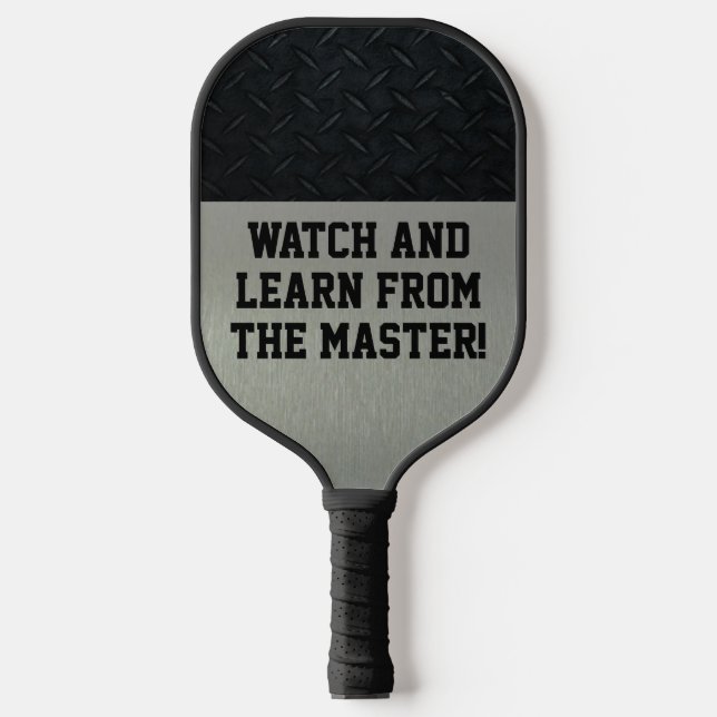 Master Pickleball Player Funny Cool Paddle (Front)