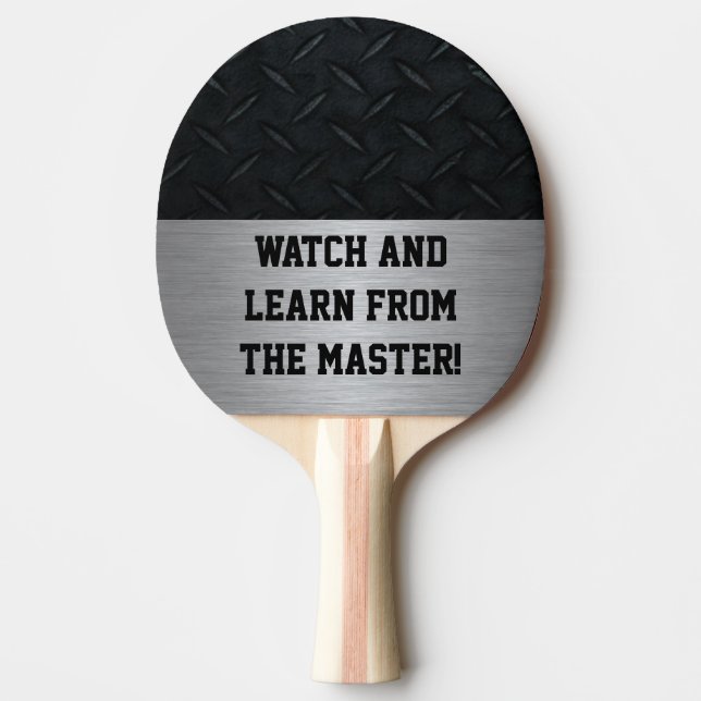 Master Ping Pong Player Ping Pong Paddle (Front)