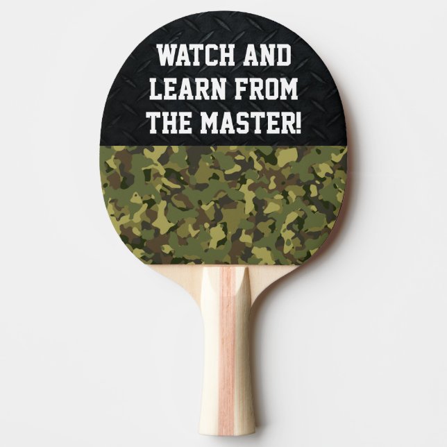 Master Ping Pong Player Ping-Pong Paddle (Front)