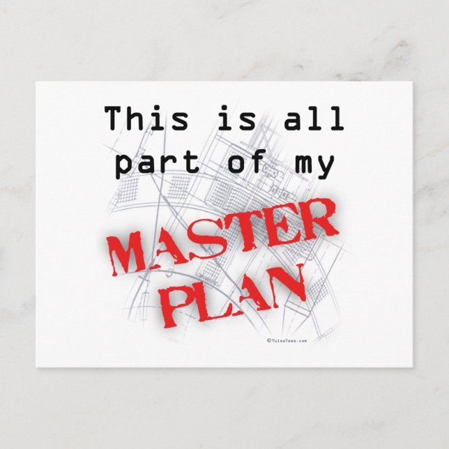 Master Plan Postcard (Front)
