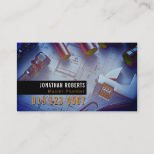 Master plumber Handy Man Business Card