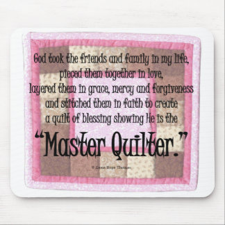 Master quilter mouse mat