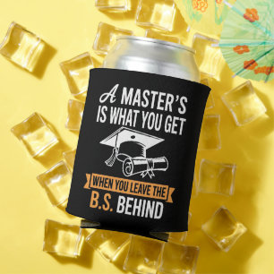 Master’s Degree MBA Masters Degree Graduation Can Cooler