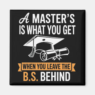 Master’s Degree MBA Masters Degree Graduation Magnet