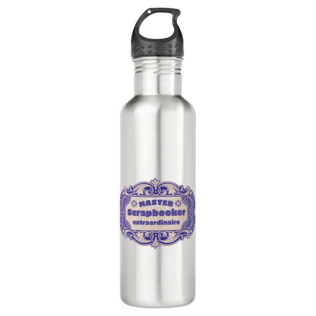 “Master Scrapbooker Extraordinaire” 710 Ml Water Bottle (Front)