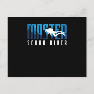 Master Scuba Diver Scuba Diving Sports Gift Postcard