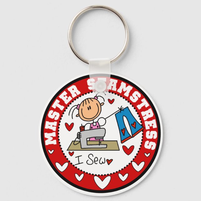 Master Seamstress Key Ring (Front)