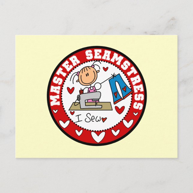 Master Seamstress Postcard (Front)
