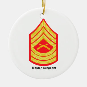 Master Sergeant Ceramic Tree Decoration