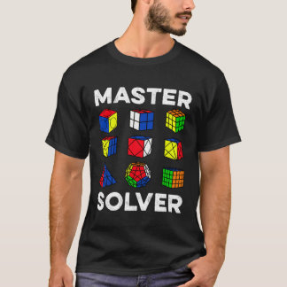 Master Solver Speedcubing Speedsolving Cuber T-Shirt