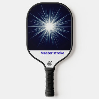 Master Stroke – Bold Cosmic Impact Design Pickleball Paddle